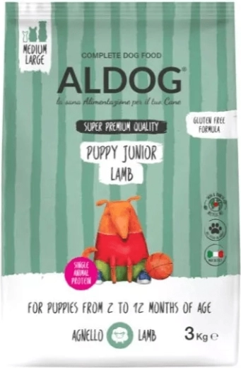 Aldog Puppy-Junior janjetina za štence srednjih i velikih pasmina 3 kg