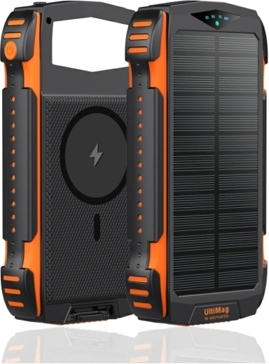 Solar Power Bank 4smarts TitanPack Rugged UltiMag 20000 mAh