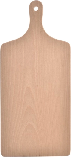 Planche à découper en bois avec poignée 28 × 11,5 cm