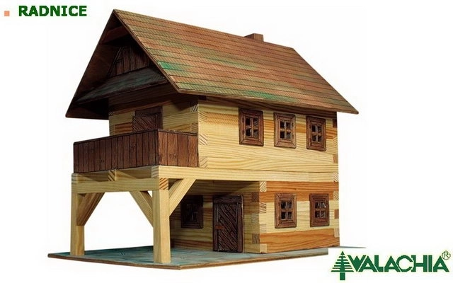 Kit di montaggio incollabile in legno WALACHIA – mulino ad acqua 1:32