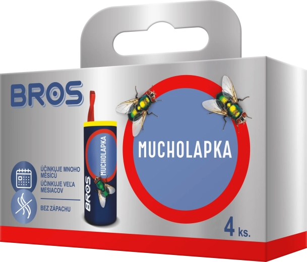 Bros piège à mouches cylindrique 4 pcs