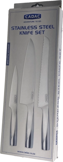 Set di coltelli in acciaio inox CADAC, 3 pz