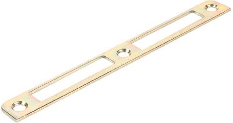 Univerzální rovný protiplech K191, bílá, zinek (10 ks)