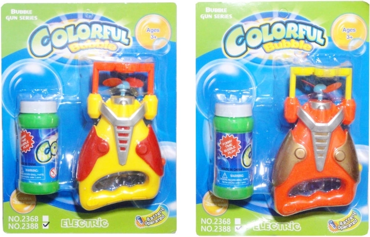 Bubble Gun with Tray and Solution