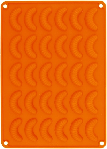 Silikonowa forma do rogalików pomarańczowa Sillinie