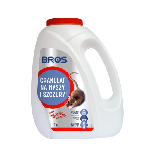 Granulat proti mišim in podganam BROS 1 kg