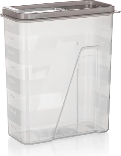 Boîte pour aliments secs 2 l avec couvercle doseur LATTE