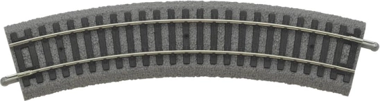 Piko rail courbe R1 avec ballast