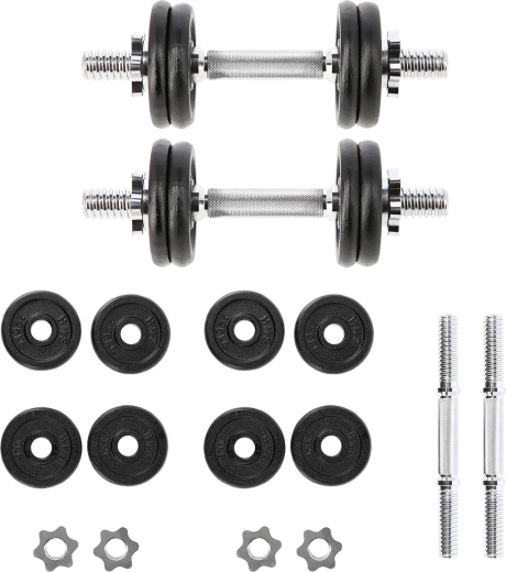 Haltères réglables HMS 2 × 7 kg