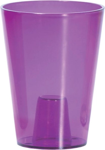 Cache-pot pour orchidées Coubi Orchid 13 cm – violet transparent
