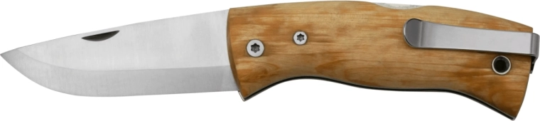 Helle Nipa versatile pocket knife 7 cm from curly birch