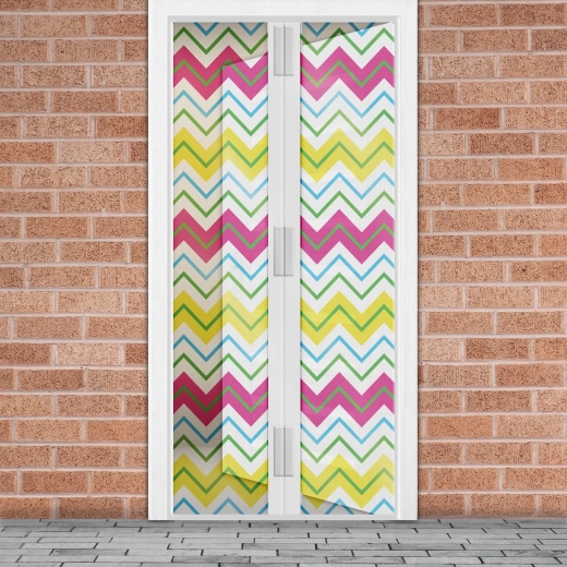 Zanzariera magnetica per porte con motivo ondulato 100 x 210 cm