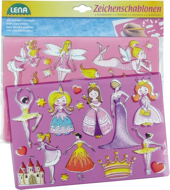 Gabarits de dessin princesses et ballerines LENA
