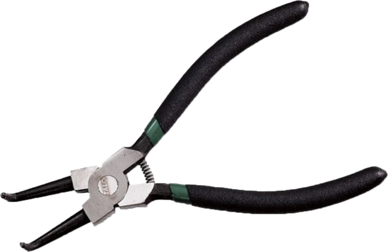 Udvendige segerringtænger, vinklet 180 mm STALCO