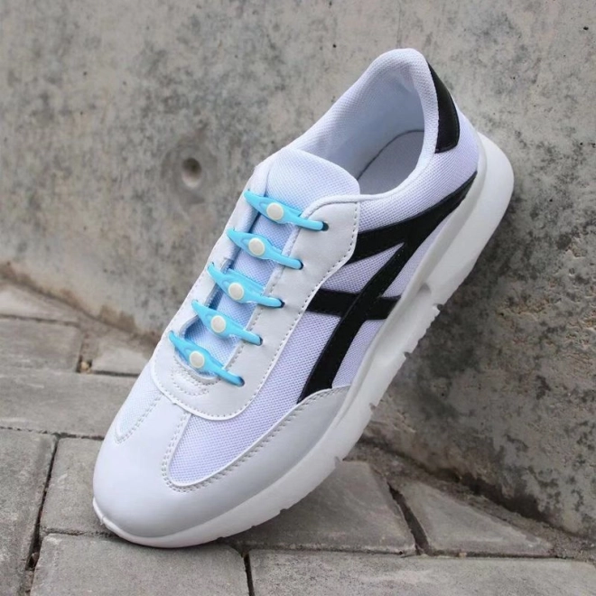 Lacci in silicone azzurri