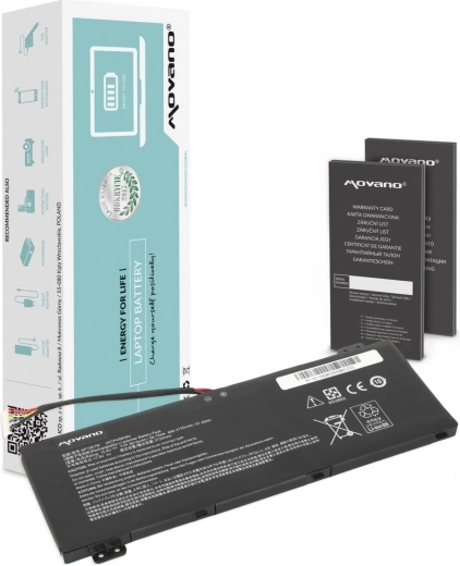 Batteria Movano per notebook Acer AN515-54 e AN517-51 (AP18E7M) 3815 mAh 58,75 Wh