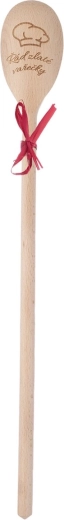 Cucchiaio di legno ovale Linea Cucchiai d’oro 50 cm (mix)