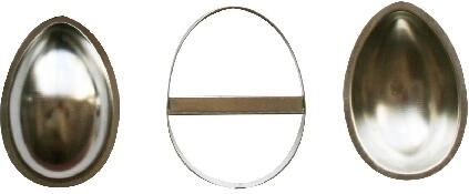 3D Gingerbread Easter Egg Molds 100 mm – Set