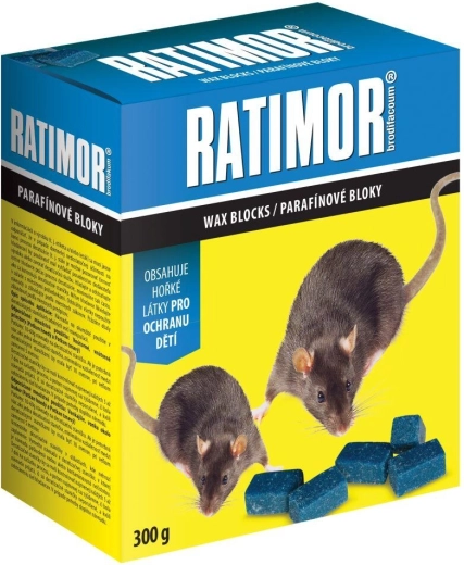 Ratimor paraffin blocks against mice and rats 300 g