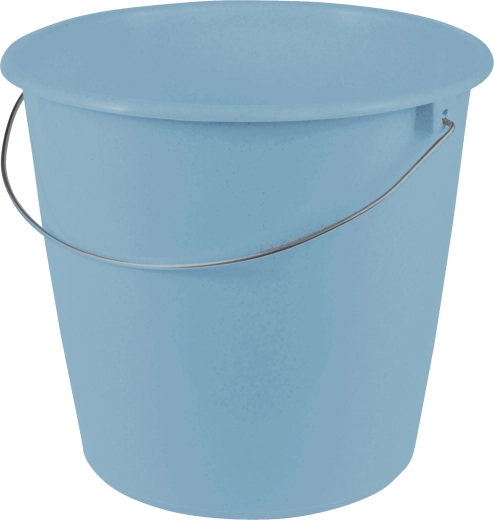 Secchio in plastica 10 l blu con manico in metallo KEEEPER