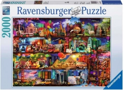 Puzzle 2000 pezzi Mondo dei libri