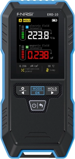 Détecteur de rayonnement électromagnétique Fnirsi ERD-10 4 en 1