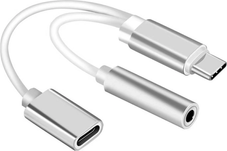 USB-C til 3,5 mm miniJack og USB-C adapter