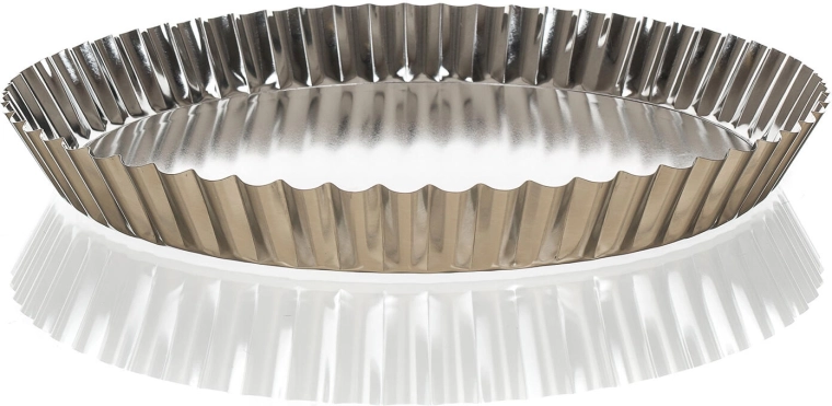 moule à tarte 26 cm avec fond amovible FANTASIA, tôle étamée