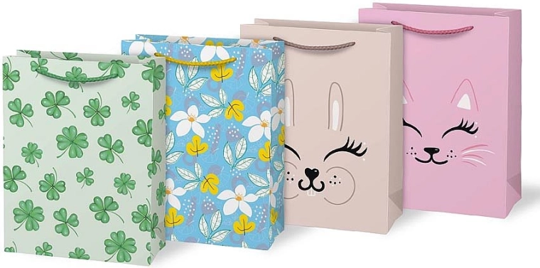 Gift Paper Bag A5 with Print – mix of designs