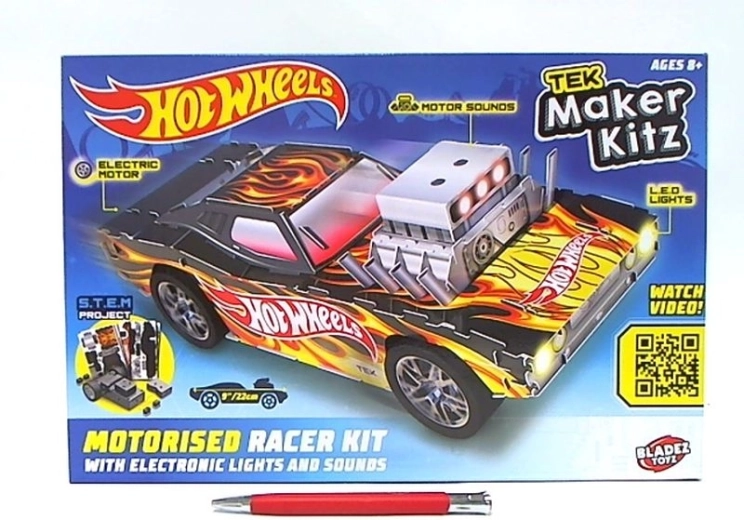 Hot Wheels Bladez rodger dodger – stavebnice se světly a zvukem