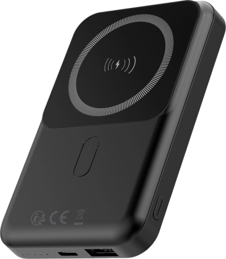 Forever powerbank sans fil MagSafe 10000 mAh, PD/QC 22,5 W, noir