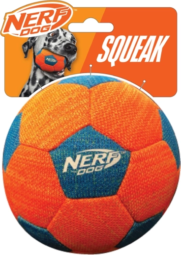 Nerf Dog pivelydende fodbold til hunde 12,7 cm