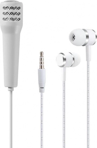 Ag100c mini mikrofon til telefon sølvfarvet