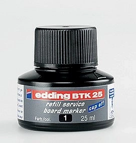 Edding BTK 25 Ink, Black – Refill for Whiteboard Markers