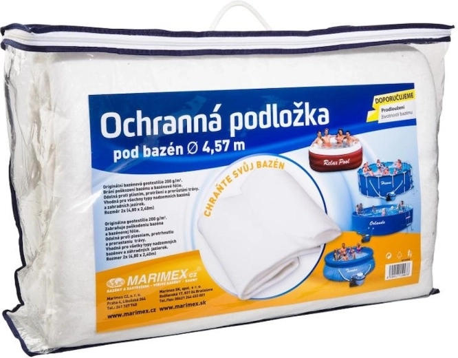 Telo di protezione sotto piscina in geotessile 4,57 m - 1 pezzo