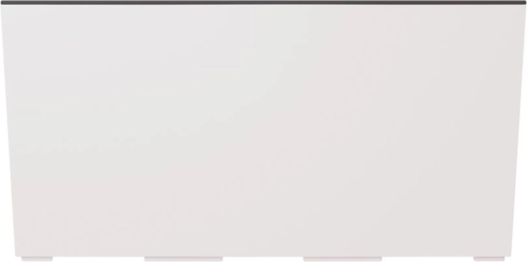 Fioriera con inserto URBI CASE 58 cm bianca