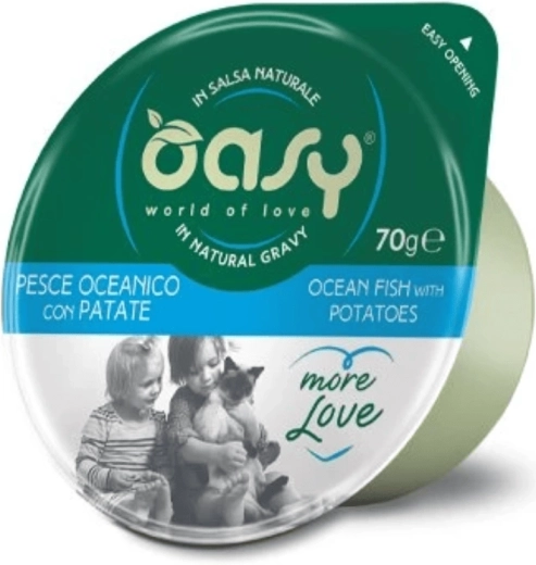 Oasy More Love ocean fish with potatoes 70 g cup