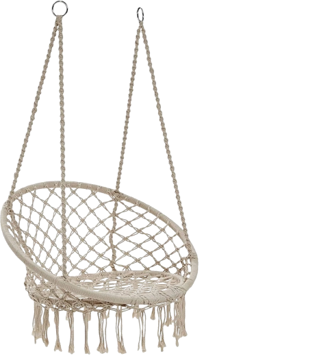 Hangstoel ooievaarsnest beige