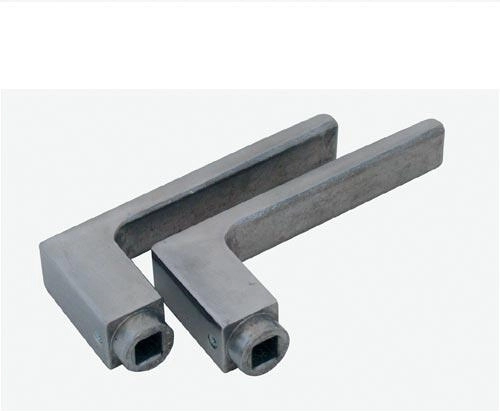 Aluminum corridor door handle