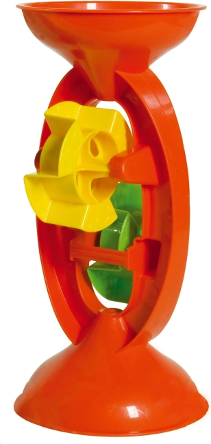 Androni mlýnek na písek a vodu 25 cm – Červený