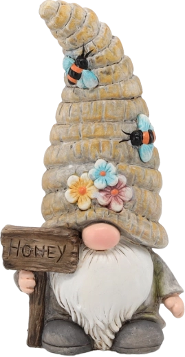 Garden gnome figurine – durable decoration for garden, balcony, and terrace