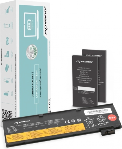 Batteria Movano per Lenovo ThinkPad T470 e T570 4400 mAh (47 Wh)