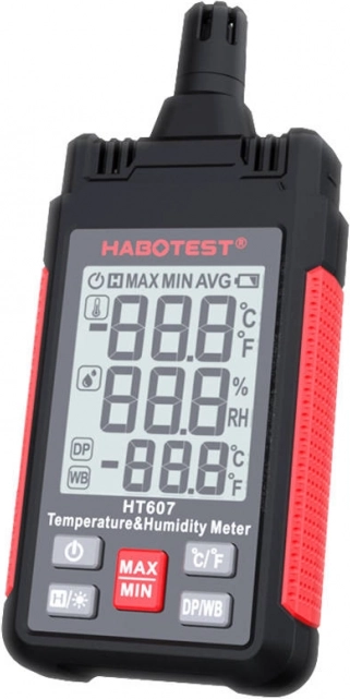 Merilnik temperature in vlažnosti Habotest