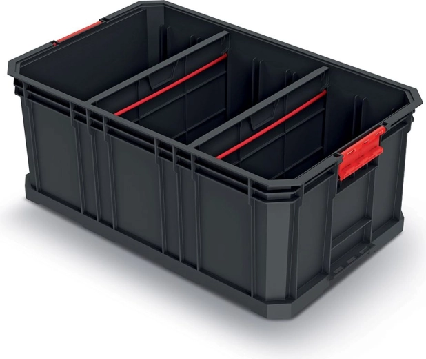 Caisse de transport modulaire avec cloisons 520 × 329 × 210 mm