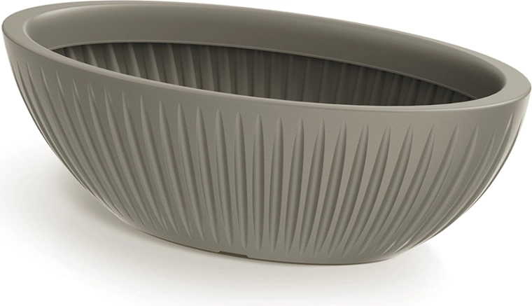 Vaso per piante Latia Ovale 58 cm moka