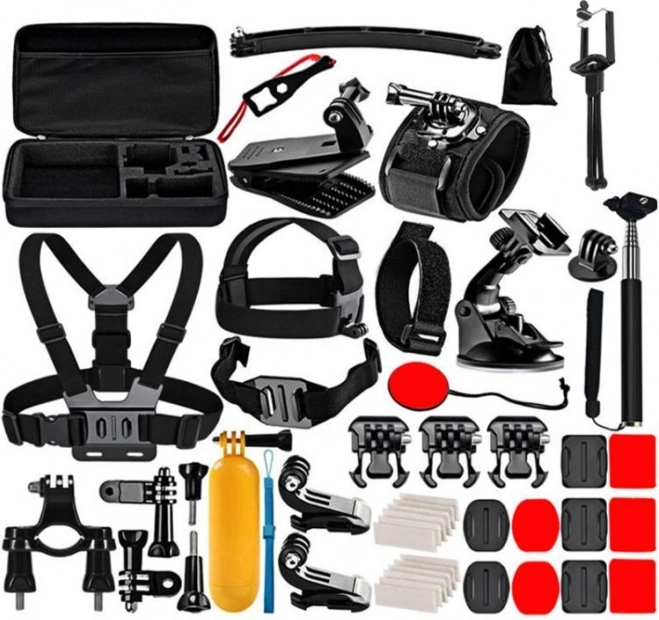Set di accessori per action cam 50 in 1 Puluz