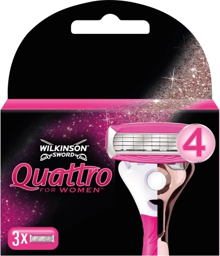 Testine di ricambio Wilkinson Quattro for Women Rosegold 3 pz