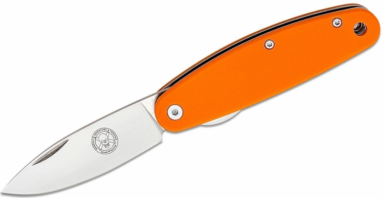 ESEE Churp Orange pocket knife 6.8 cm with D2 blade and G10 handle
