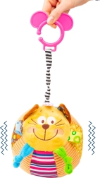 Wind-up purring sensory ball cat small foot