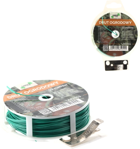 Fil de ligature de jardin 50 m avec coupeur intégré